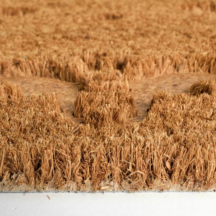 Argos Home bee debossed coir mat 40x60cm, imported from the UK