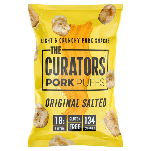The Curators Salted Pork Puffs   25g GOODS M&S