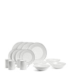 Wedgwood Gio Platinum dinnerware set of 16 pieces (British brand)
