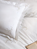 Historic Royal Palaces bow embroidery 200 thread count pillowcases - British product