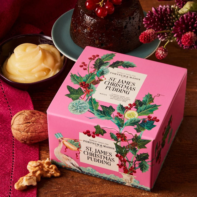 Christmas pudding with rum and cognac 227g - British product