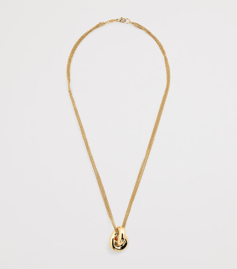 Engelbert yellow gold Legacy Knot necklace (British brand)