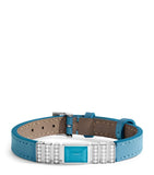MARLI New York white gold diamond Nappa leather bracelet, imported from the UK