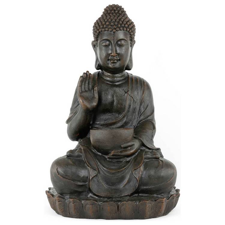 Streetwize Buddha solar water feature (British brand)