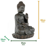 Streetwize Buddha solar water feature (British brand)