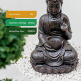 Streetwize Buddha solar water feature (British brand)