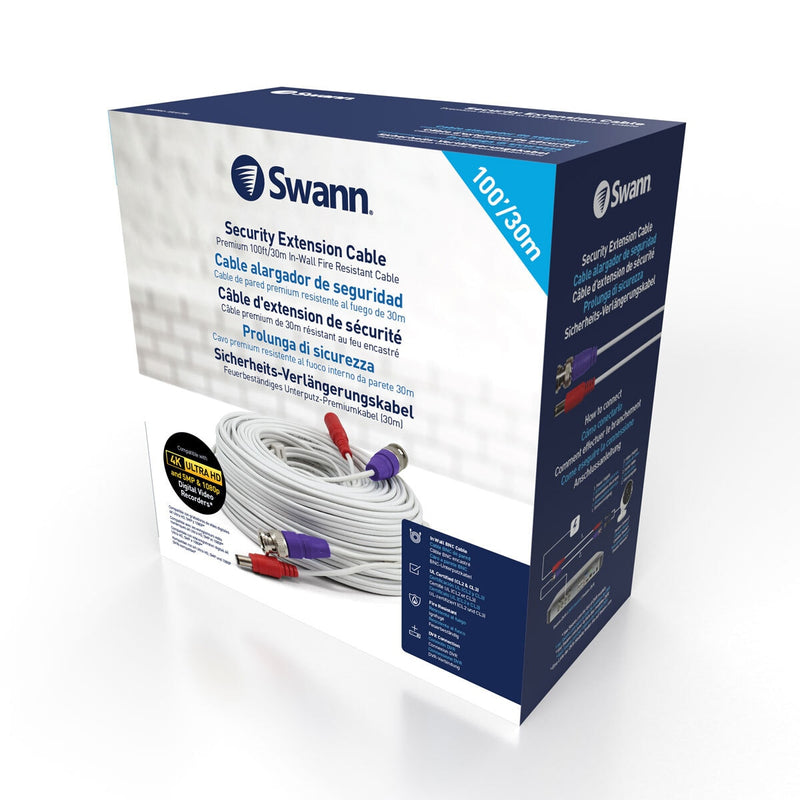 Swann CCTV extension cable 100ft 30m (British brand)