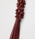 LOEWE calfskin braided knot keychain (British brand)