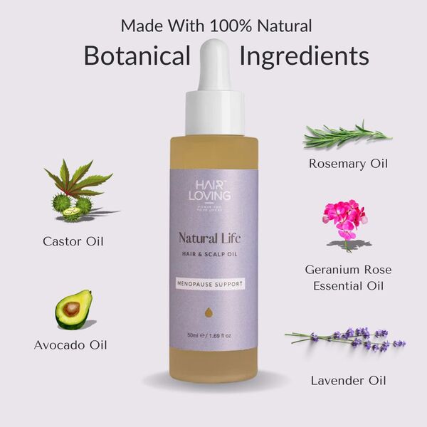 Hair Loving Menopause Hair Trio Shampoo Oil 350ml, UK version