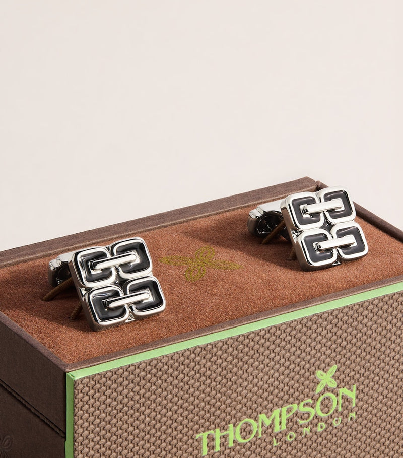Tateossian Enamelled Thompson cufflinks - British product