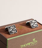 Tateossian Enamelled Thompson cufflinks - British product
