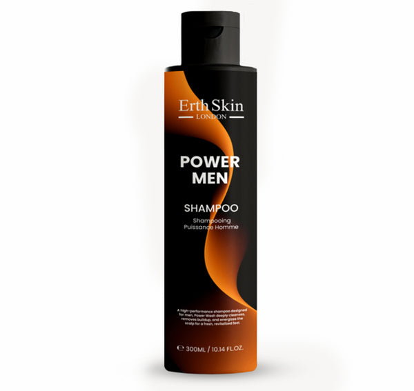 ErthSkin Power Men Shampoo 300ml, imported from the UK
