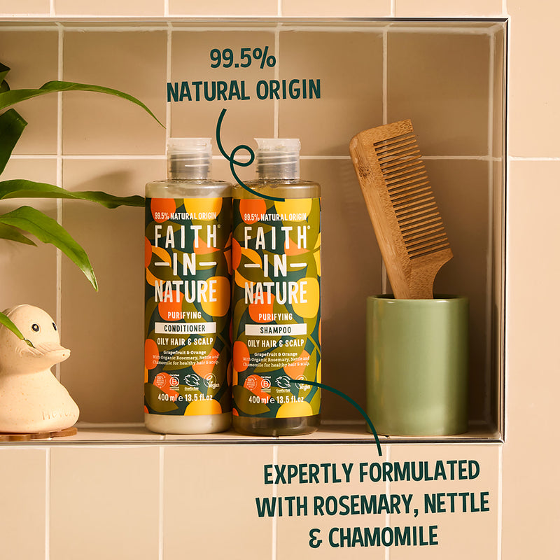 Faith In Nature Shampoo Grapefruit Orange 400ml, UK version