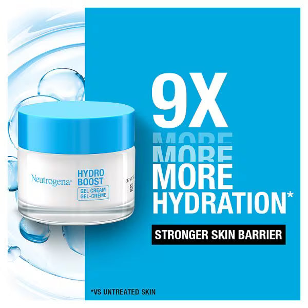 Neutrogena Hydro Boost Gel Cream Moisturiser 50ml, imported from the UK