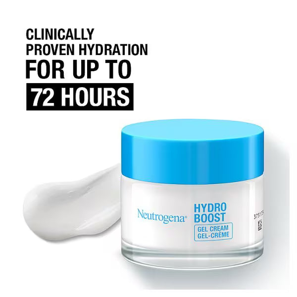 Neutrogena Hydro Boost Gel Cream Moisturiser 50ml, imported from the UK
