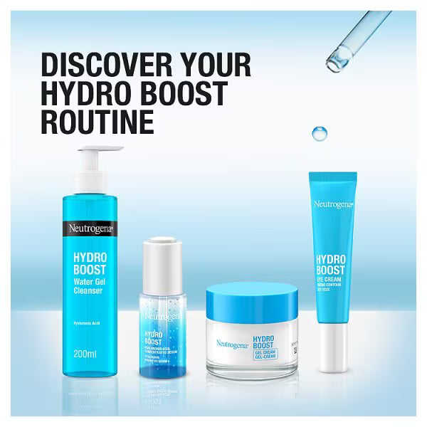 Neutrogena Hydro Boost Gel Cream Moisturiser 50ml, imported from the UK