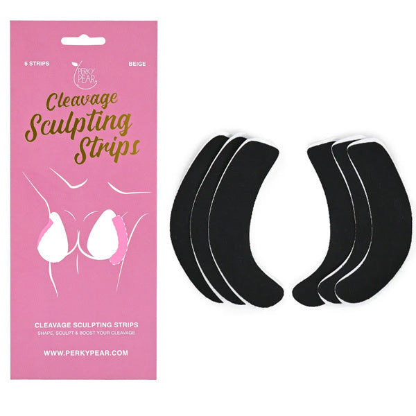 Perky Pear cleavage sculpting tape black 6 strips imported from the UK