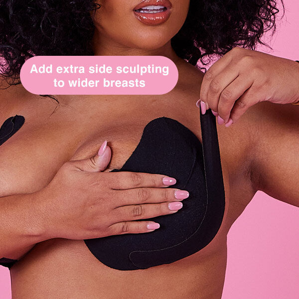 Perky Pear cleavage sculpting tape black 6 strips imported from the UK