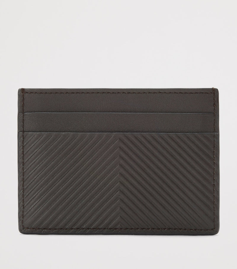 LOEWE leather chevron card holder - British product