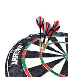 PrecisionPLAY Arrow180 bristle dartboard cabinet set, imported from the UK