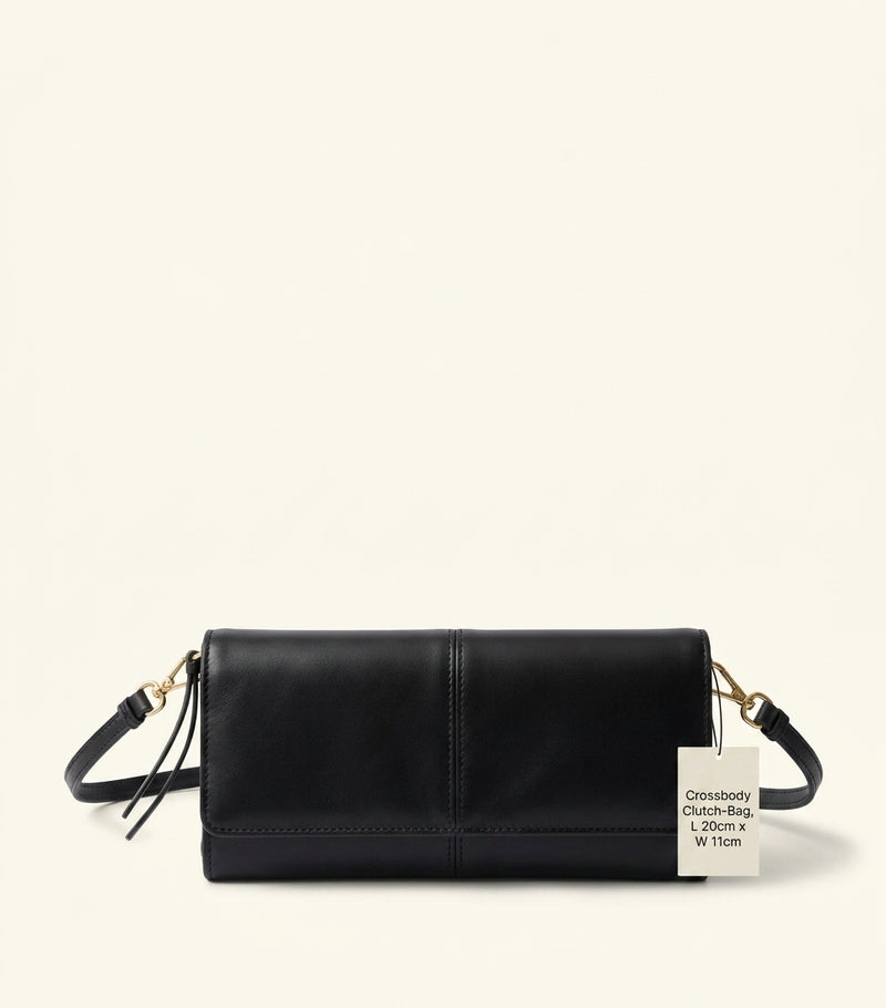 Prada leather chain wallet with magnetic closure (British brand)