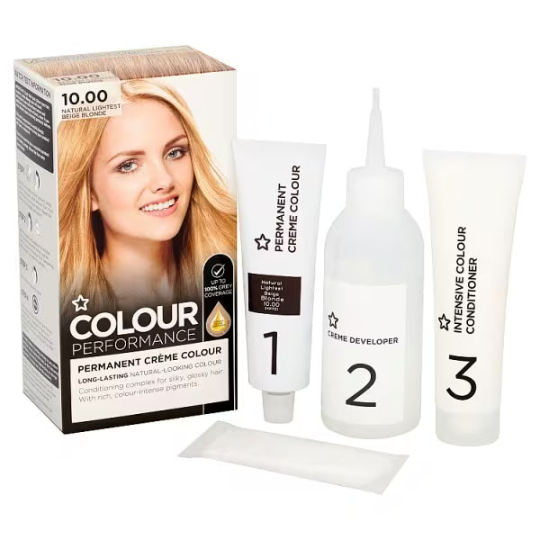 Superdrug Blonde Permanent Hair Dye (British brand)