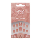 Superdrug Elegant Touch Colour Nail Rose Ribbons Manicure Kit Pink False Nails Gel Finish- Buy online at McGrocer