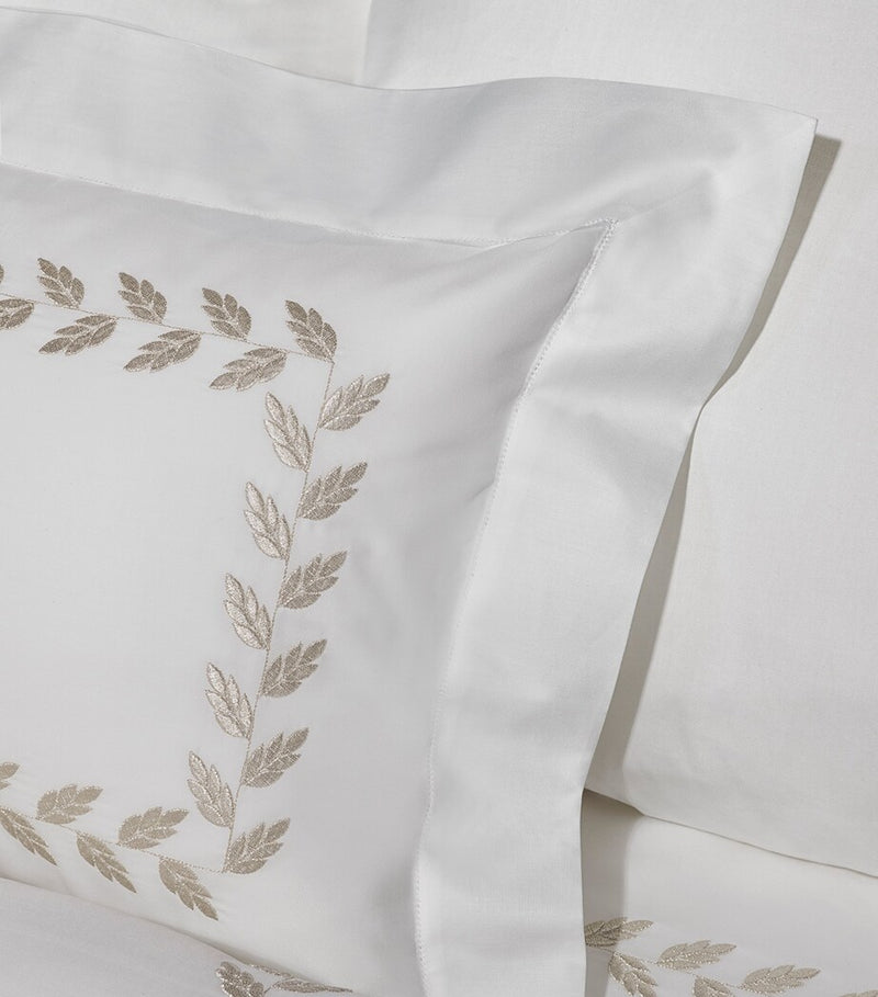 Pratesi super king flat sheet with fine embroidery, 270x300cm, imported from the UK