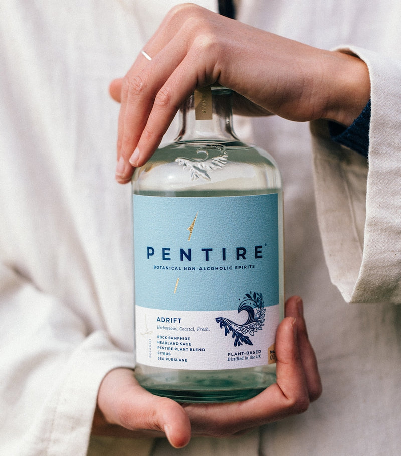 Pentire non-alcoholic Adrift botanical spirit 70cl, imported from the UK