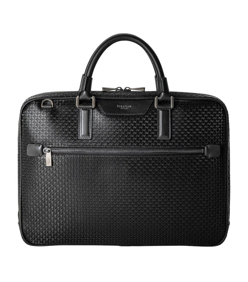 Serapian Extra Slim Stepan briefcase, imported from the UK