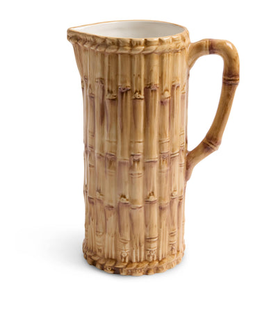 Harrods Les Ottomans Bamboo Jug Hand-Painted Ceramic- Buy online at McGrocer