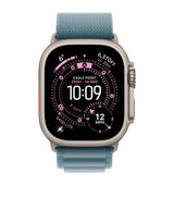 Harrods Apple Watch Ultra 3 Natural with Light Blue Alpine Loop Smartwatch 49mm Small- Buy online at McGrocer