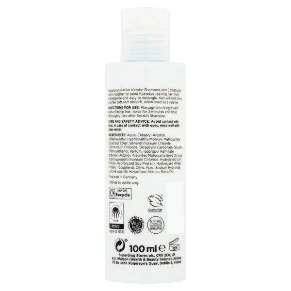 Superdrug Revive Keratin Conditioner 100ml GOODS Superdrug