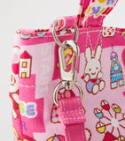 Miki House retro game art tote bag 15cm - British product