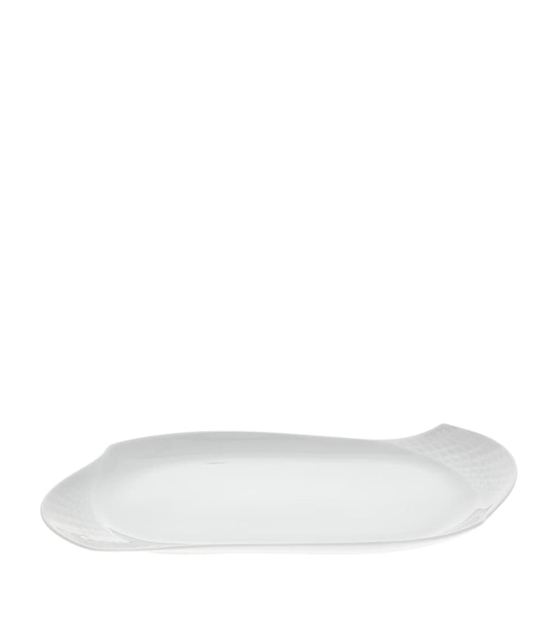 Meissen Waves Relief platter 31cm fine porcelain, imported from the UK