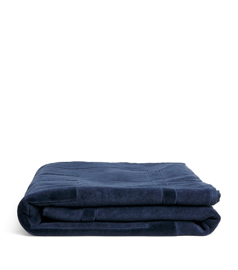 Vilebrequin organic cotton beach towel 90x180cm, UK version