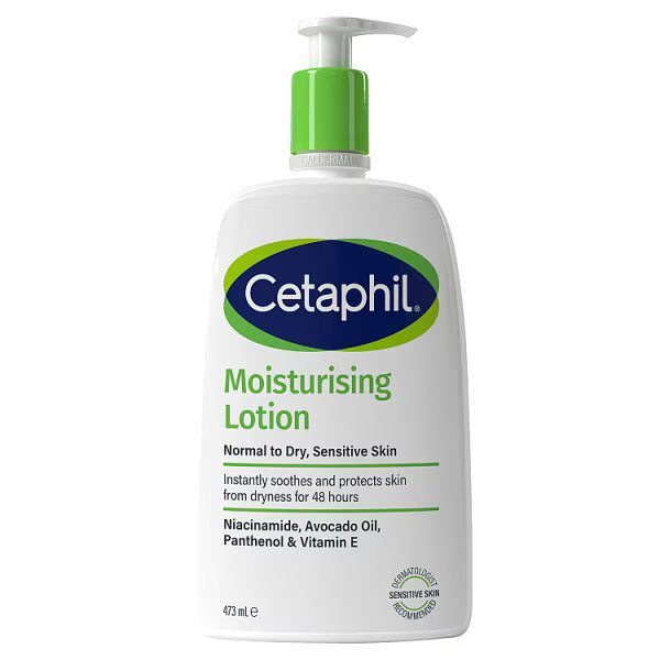 Cetaphil Moisturising Lotion Dry Sensitive Skin 473ml - British product