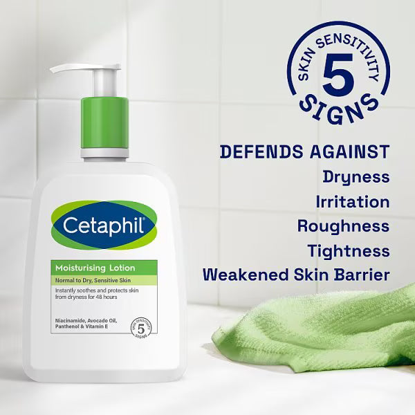 Cetaphil Moisturising Lotion Dry Sensitive Skin 473ml - British product