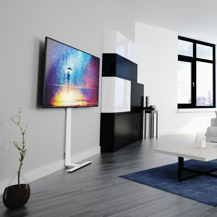 AVF Kelso against the wall TV stand 80 inch white (British brand)