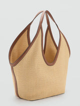 Next Mango Brown Raffia Shoulder Bag- Buy online at McGrocer