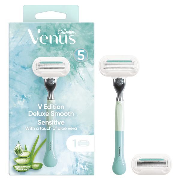Venus Deluxe Smooth Sensitive Aloe Vera Razor - 1 Blade GOODS Superdrug