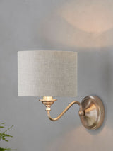 Next Brushed Nickel Burford 1 Light Wall Light- Buy online at McGrocer