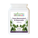 Holland & Barrett Supplement Place Trans-Resveratrol + Quercetin Dietary Supplement 690mg, 60 Capsules- Buy online at McGrocer