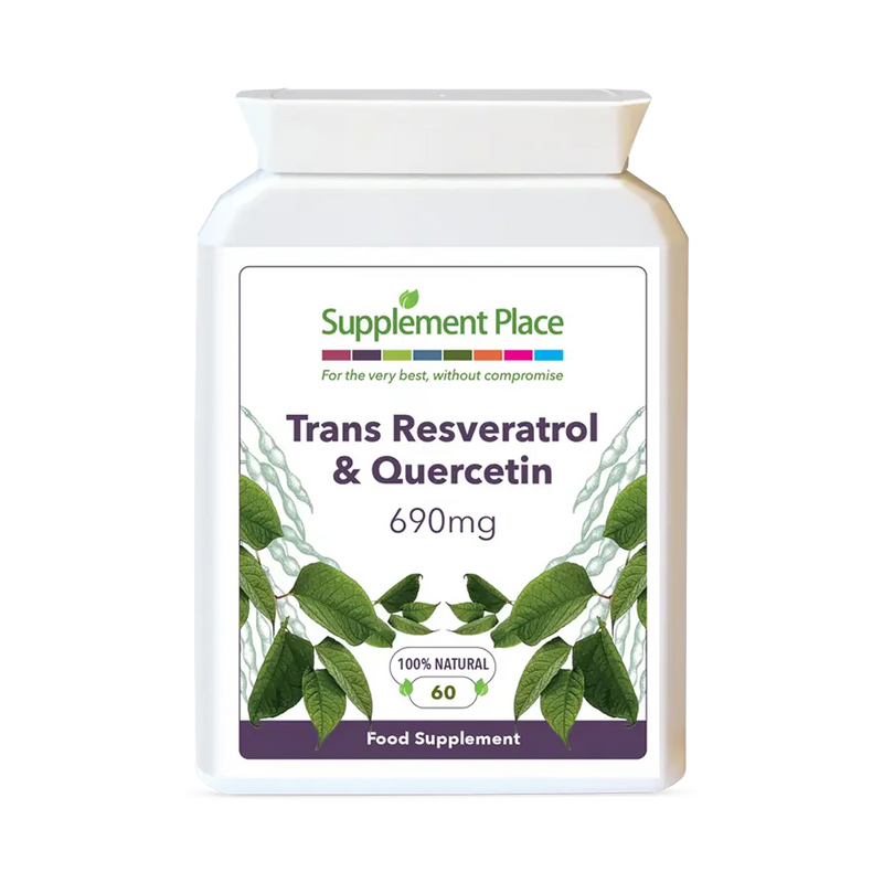 Supplement Place Trans Resveratrol + Quercetin 60 capsules, UK version