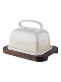 Artisan Street White Butter Dish Set
