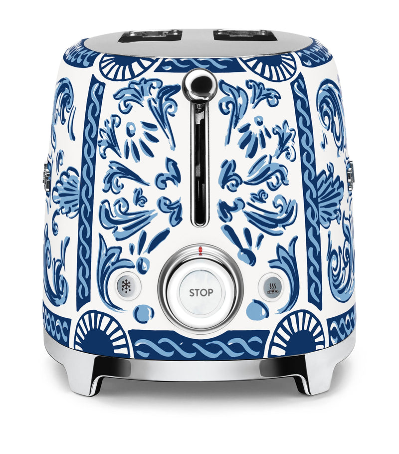 Smeg x Dolce & Gabbana Blu Mediterraneo 2-slice toaster (British brand)