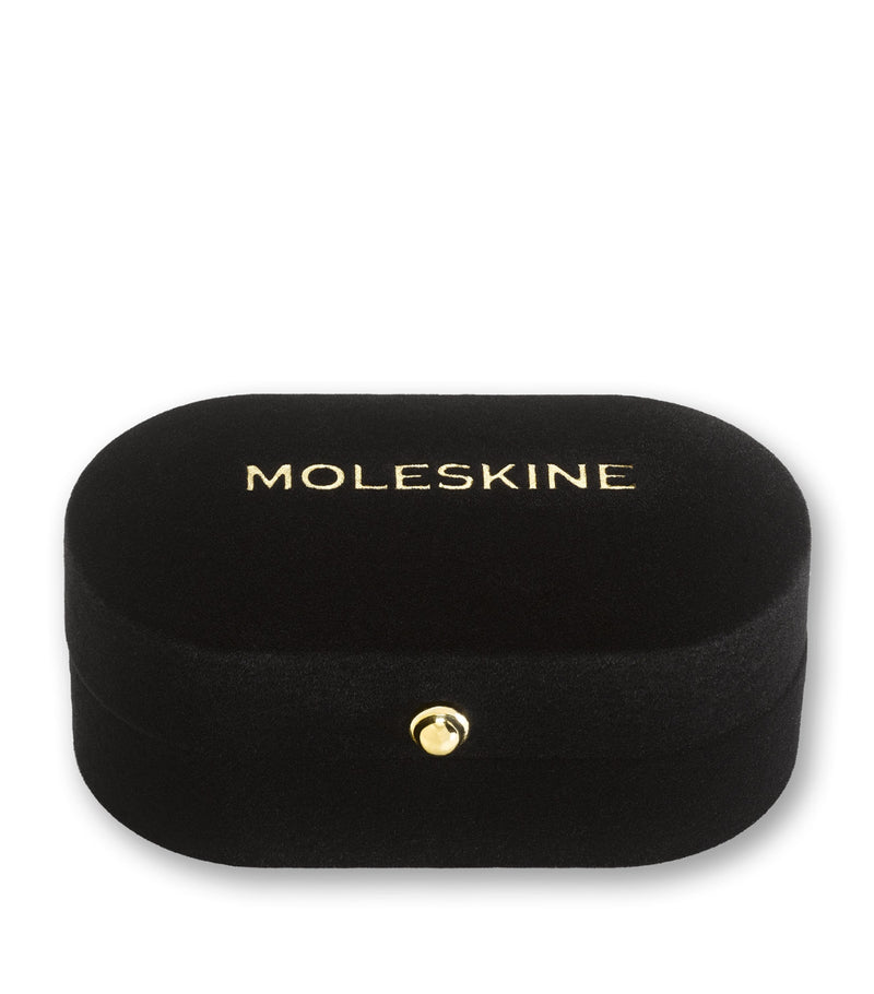 Moleskine gold-plated F notebook charm, imported from the UK