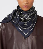 Weekend Max Mara silk print square scarf 90cm - British product