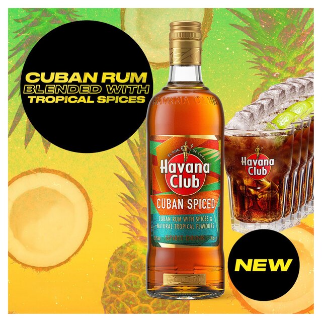 Havana Club Cuban Spiced Rum 70cl - McGrocer