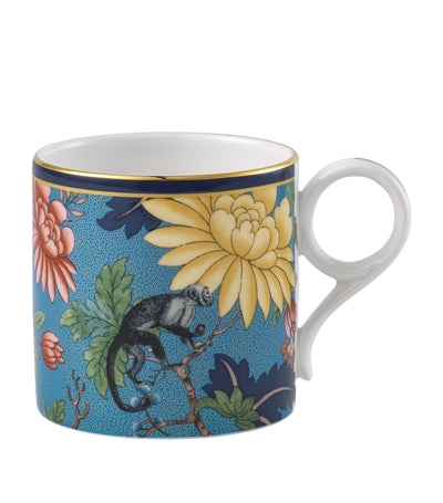 Harrods Floral Print Garden Mug with Monkey Design, 280ml Capacity, Dishwasher Safe- Buy online at McGrocer